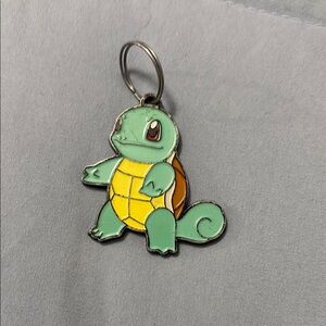 Squirtle Pokémon Keychain - Green and Yellow 2016